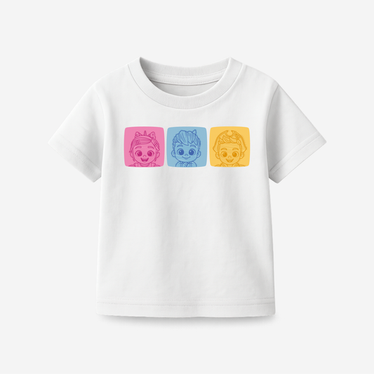 Playera Bebefinn Cuadros