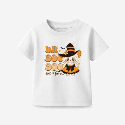 Playera Labubu Brujita Naranja