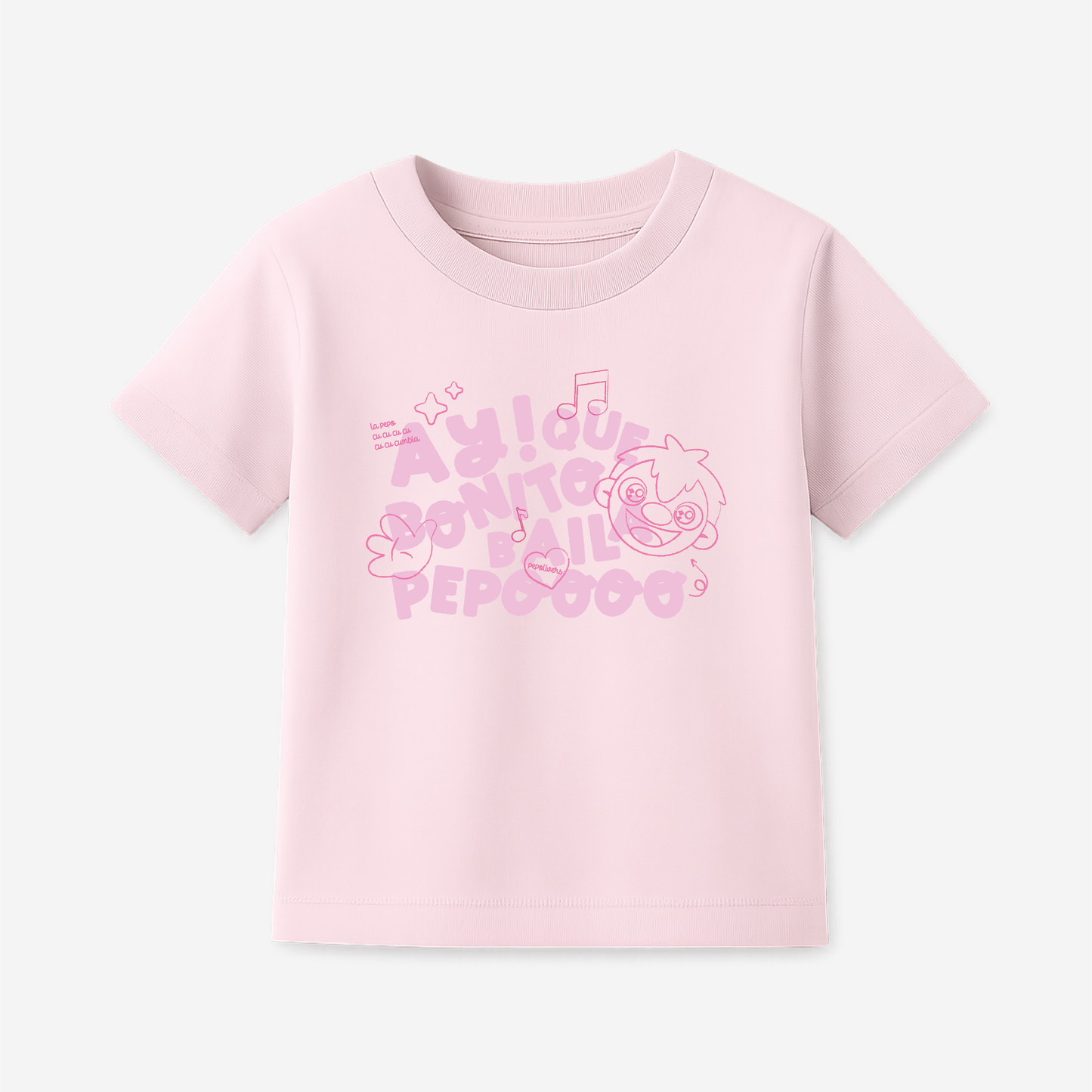 Playera Pepo Cumbia Rosa